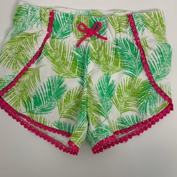Isaac Mizrahi Talk to the Palm 2 pice Outfit pom-pom palm tree Sz 3-4 XS - Picture 3 of 10